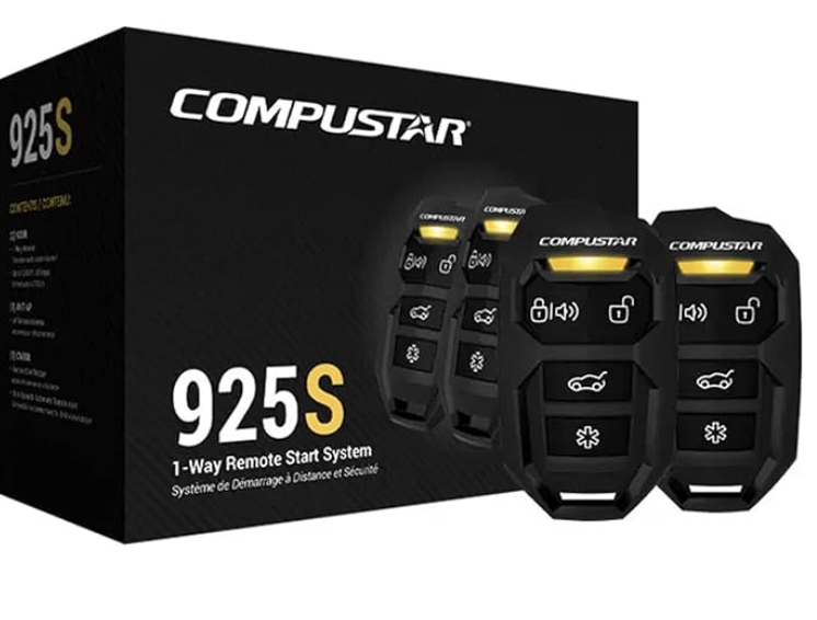 compustar cs925 s 1 way remote start system